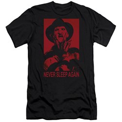 Nightmare On Elm Street - Mens Never Sleep Again Premium Slim Fit T-Shirt