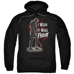 Friday The 13Th - Mens I Wish It Was Friday Pullover Hoodie