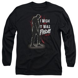 Friday The 13Th - Mens I Wish It Was Friday Long Sleeve T-Shirt