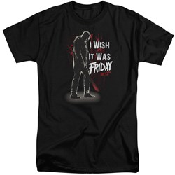 Friday The 13Th - Mens I Wish It Was Friday Tall T-Shirt