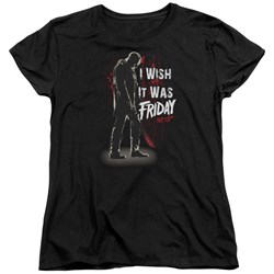 Friday The 13Th - Womens I Wish It Was Friday T-Shirt