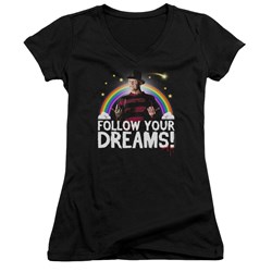 Friday The 13Th - Juniors Follow Your Dreams V-Neck T-Shirt