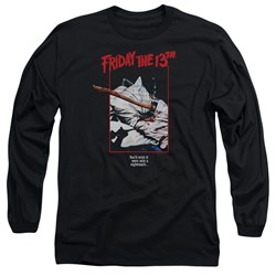 Friday The 13Th - Mens Axe Poster Long Sleeve T-Shirt