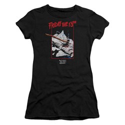 Friday The 13Th - Juniors Axe Poster T-Shirt