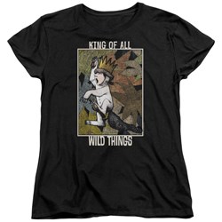 Where The Wild Things Are - Womens King Of All Wild Things T-Shirt