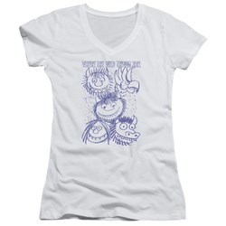 Where The Wild Things Are - Juniors Wild Sketch V-Neck T-Shirt