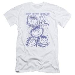 Where The Wild Things Are - Mens Wild Sketch Slim Fit T-Shirt