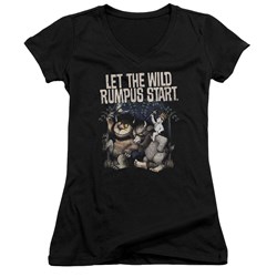 Where The Wild Things Are - Juniors Wild Rumpus V-Neck T-Shirt