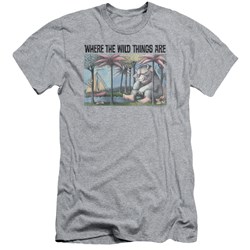 Where The Wild Things Are - Mens Cover Art Slim Fit T-Shirt