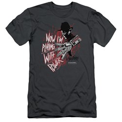 Nightmare On Elm Street - Mens Playing With Power Slim Fit T-Shirt