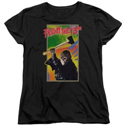 Friday The 13Th - Womens Retro Game T-Shirt