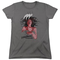 Nightmare On Elm Street - Womens Illustrated European Poster T-Shirt