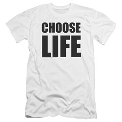 Wham - Mens Choose Life Premium Slim Fit T-Shirt