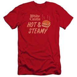White Castle - Mens Hot & Steamy Premium Slim Fit T-Shirt
