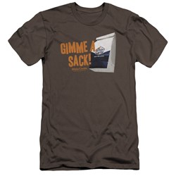 White Castle - Mens Gimmie A Sack Premium Slim Fit T-Shirt