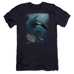 Wildlife - Mens Salmon Hunter Orca Premium Slim Fit T-Shirt