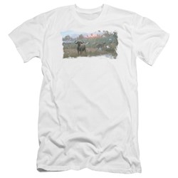 Wildlife - Mens Cape Buffalo Premium Slim Fit T-Shirt