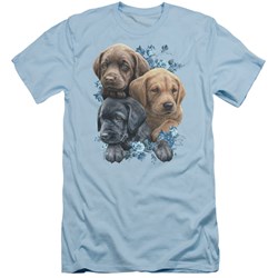 Wild Wings - Mens Puppy Pile Slim Fit T-Shirt