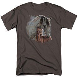 Wild Wings - Mens Painted Horses T-Shirt