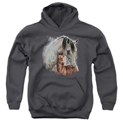 Wild Wings - Youth Painted Horses Pullover Hoodie
