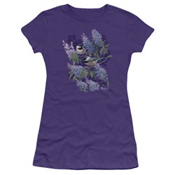 Wild Wings - Juniors Chickadees And Lilacs T-Shirt
