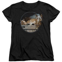 Wild Wings - Womens Everyone Loves Kitty T-Shirt