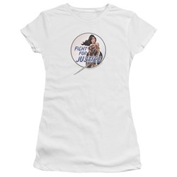 Wonder Woman Movie - Juniors Fight For Justice T-Shirt