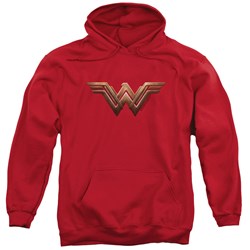 Wonder Woman Movie - Mens Wonder Woman Logo Pullover Hoodie