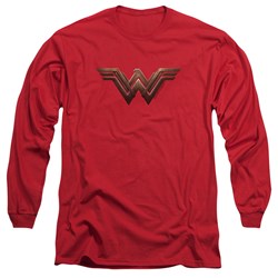 Wonder Woman Movie - Mens Wonder Woman Logo Long Sleeve T-Shirt