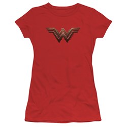 Wonder Woman Movie - Juniors Wonder Woman Logo T-Shirt