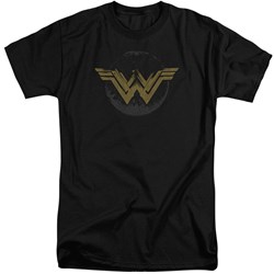 Wonder Woman Movie - Mens Distressed Logo Tall T-Shirt