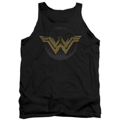 Wonder Woman Movie - Mens Distressed Logo Tank Top