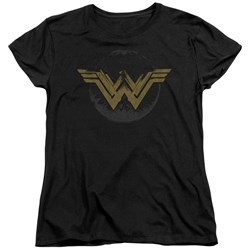 Wonder Woman Movie - Womens Distressed Logo T-Shirt