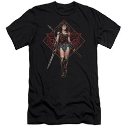 Wonder Woman Movie - Mens Warrior Premium Slim Fit T-Shirt