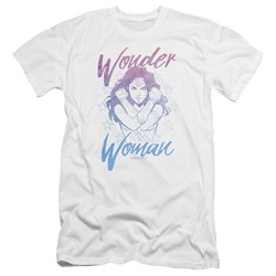 Wonder Woman Movie - Mens Retro Stance Premium Slim Fit T-Shirt