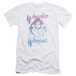 Wonder Woman Movie - Mens Retro Stance Slim Fit T-Shirt