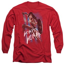 Wonder Woman Movie - Mens American Hero Long Sleeve T-Shirt