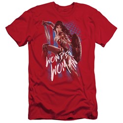 Wonder Woman Movie - Mens American Hero Slim Fit T-Shirt