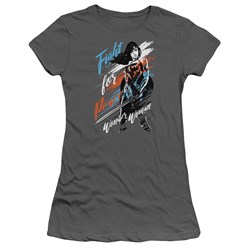 Wonder Woman Movie - Juniors Fight For Peace T-Shirt