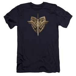 Wonder Woman Movie - Mens Sword Emblem Premium Slim Fit T-Shirt