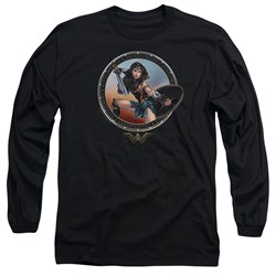 Wonder Woman Movie - Mens Battle Pose Long Sleeve T-Shirt