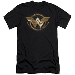 Wonder Woman Movie - Mens Lasso Logo Premium Slim Fit T-Shirt
