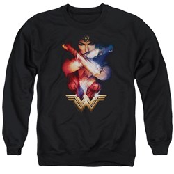 Wonder Woman Movie - Mens Arms Crossed Sweater