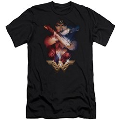 Wonder Woman Movie - Mens Arms Crossed Premium Slim Fit T-Shirt
