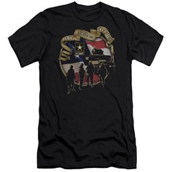 Army - Mens Duty Honor Country Premium Slim Fit T-Shirt