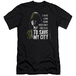 Arrow - Mens Save My City Premium Slim Fit T-Shirt