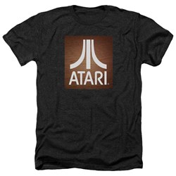 Atari - Mens Classic Wood Square Heather T-Shirt