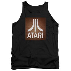 Atari - Mens Classic Wood Square Tank Top