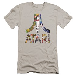 Atari - Mens Inset Art Premium Slim Fit T-Shirt