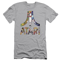 Atari - Mens Inset Art Slim Fit T-Shirt